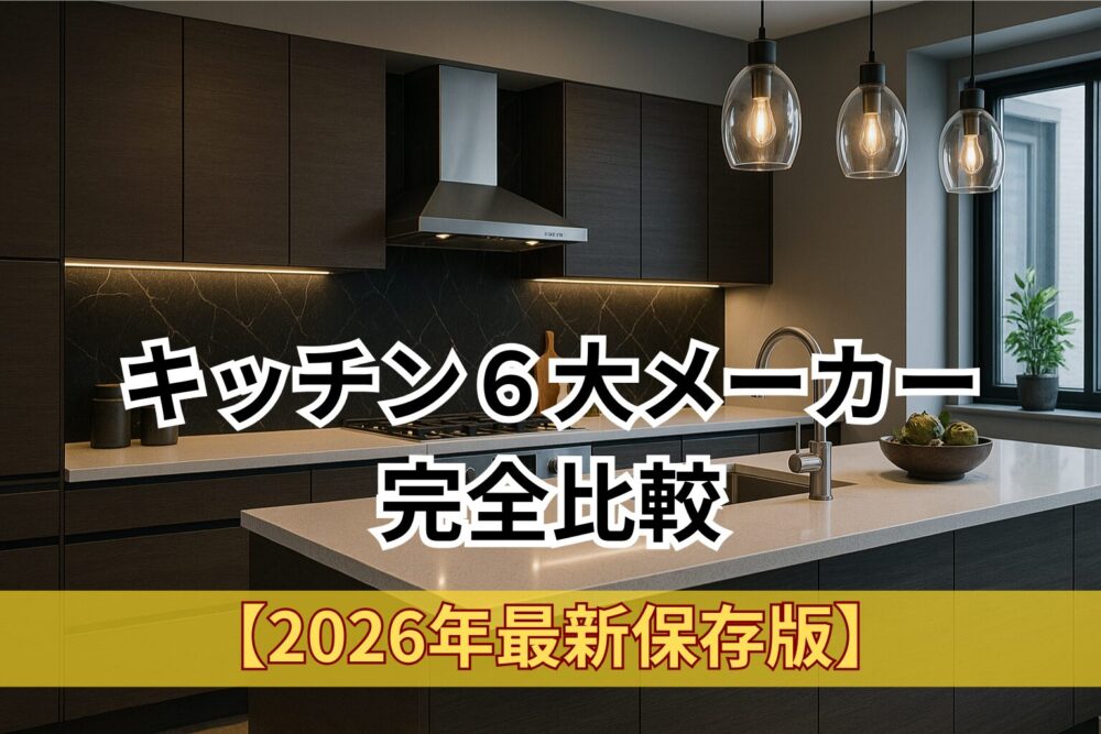 キッチン6大メーカー比較サムネイル画像