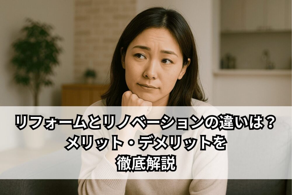 リフォーム・リノベーションの違いは？