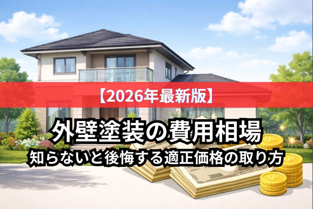外壁塗装の費用相場 知らないと後悔する適正価格の取り方