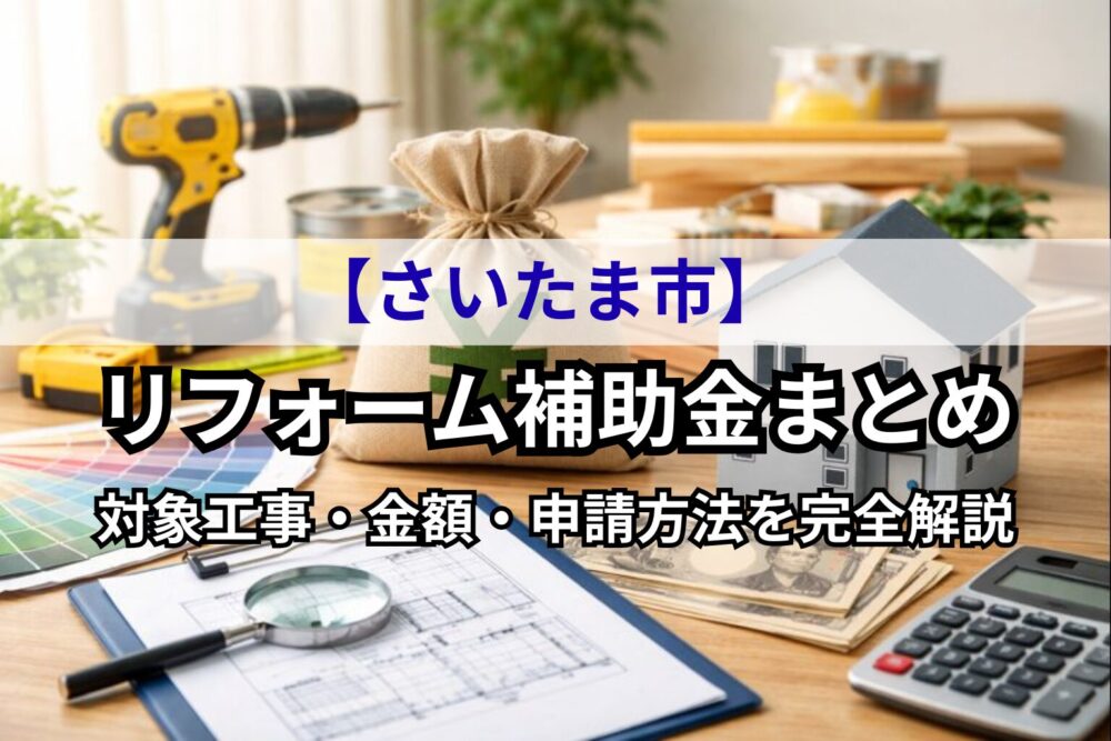 さいたま市リフォーム補助金まとめのサムネイル画像